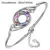 Fashion Creative Colorful Peacock Gradient Bracelet Jewelry Gift