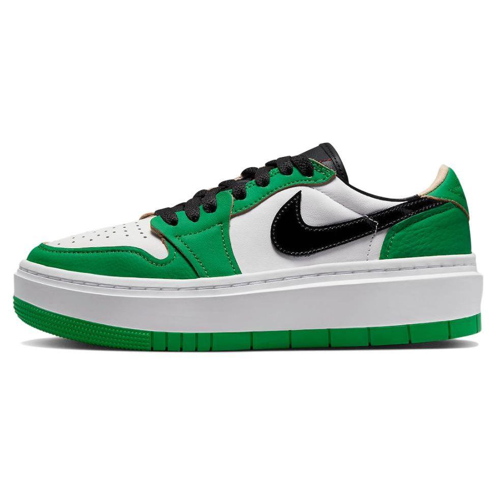 Air Jordan 1 Elevate Low SE Lucky Green Женские кроссовки Белый Белый-Оникс Черный DQ8394-301