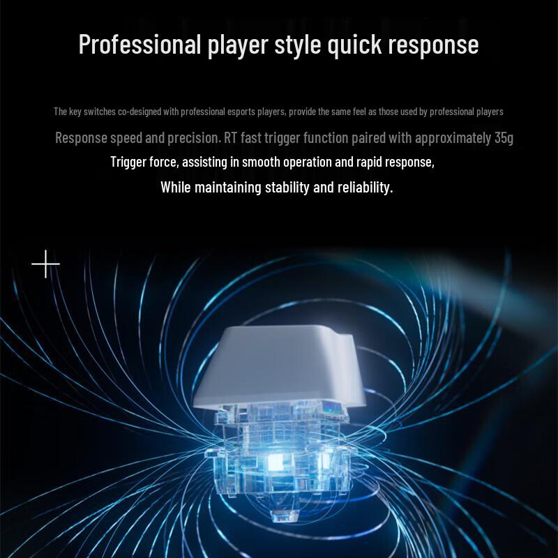 Игровая клавиатура Logitech PRO X TKL RAPID с проводным подключением и магнитными переключателями