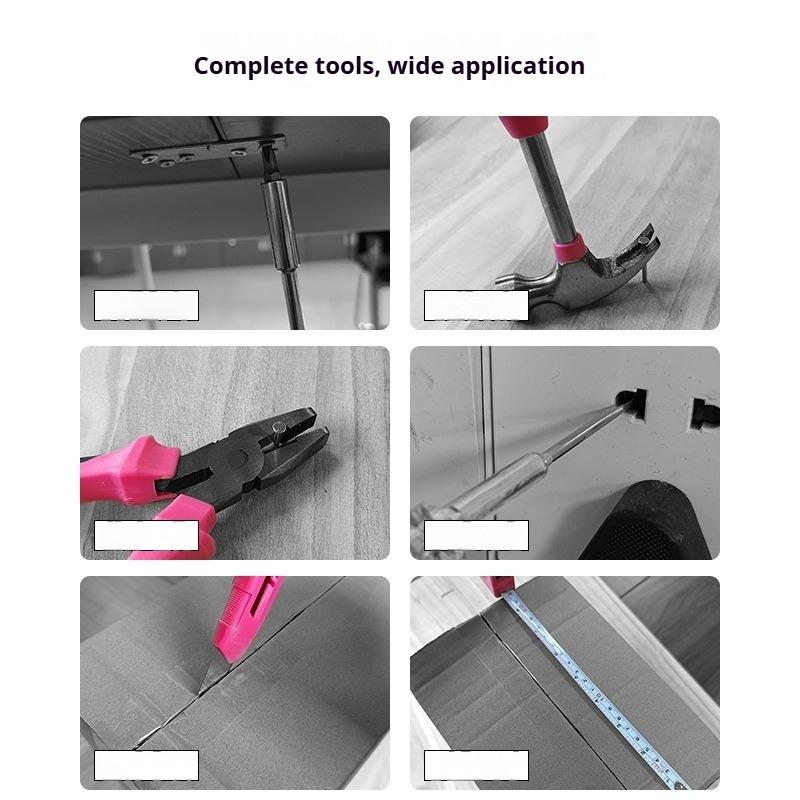 Manual Hardware Toolbox Home Office DIY Repair Hand Combination Tools