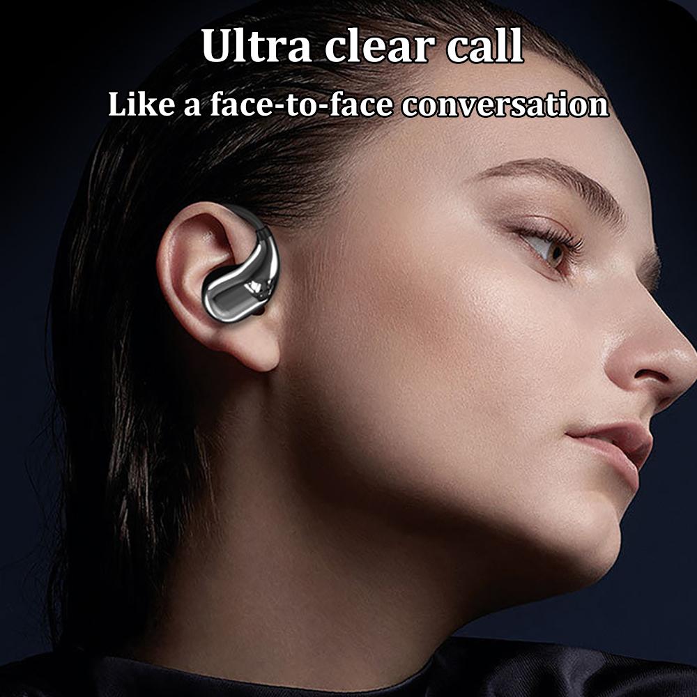 Bluetooth 5.4 Наушники с ушным крючком TWS Беспроводные наушники Hi-Fi Стерео Водонепроницаемые гарнитуры Светодиодный дисплей Длительное время работы в режиме ожидания Сенсорные наушники