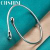 925 Sterling Silver Water Drop Adjustable Bracelet Bangles For Women Fashion Jewelry