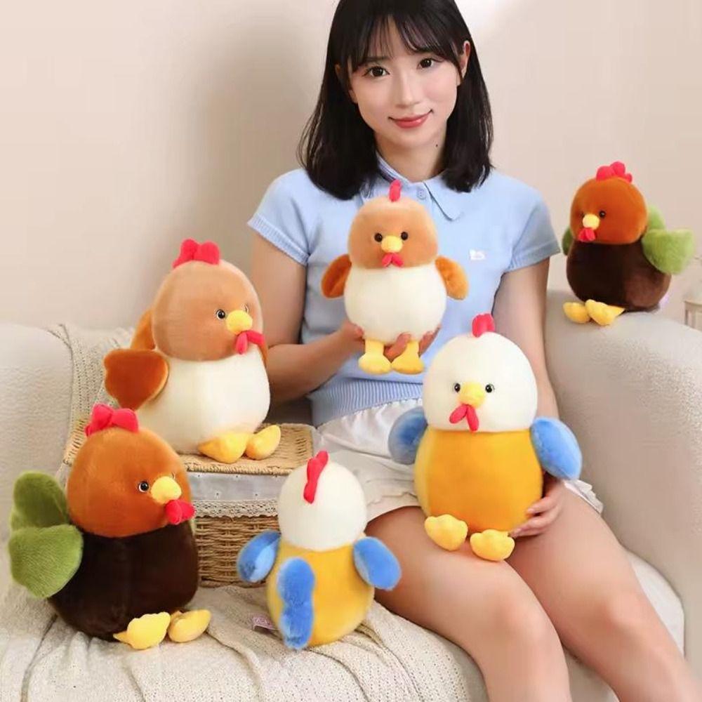 Realistic Looking Chicken Plush Doll Cute Rooster Hen Plush Toy Chicken Plush Toy Doll Toy