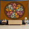Гобелен в форме цветка Мандала настенный в богемном стиле слона психоделический колдовство Tapiz хиппи художник домашний декор