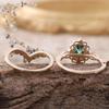 Jewelry Accessories Zircon Rings Green Crystal Rings New Finger Ring  Women