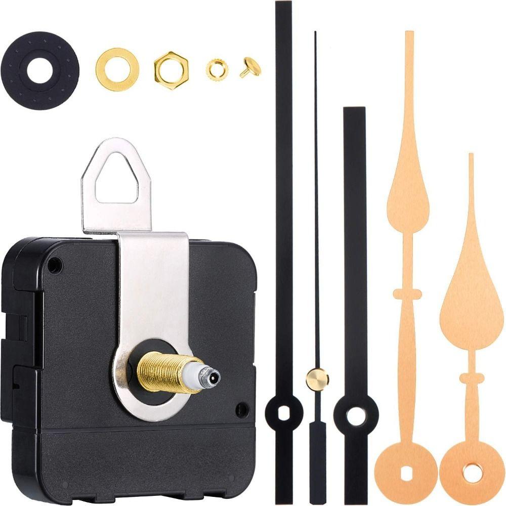 Replacement Clock Movement Mechanism Kit Wall Clock Clockwork Repair Parts Spindle Replacement