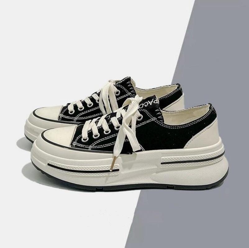 Woman Designer Shoes Women Platform Shoes Fashion Canvas Skateboarding Shoes Women Lace-up Canvas Classic Shoes Sneakers Women
