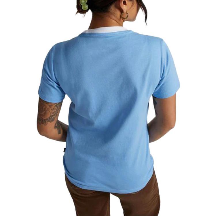 Converse Chuck Ringer T Shirt Women's Blue Unisex 10025896-A02