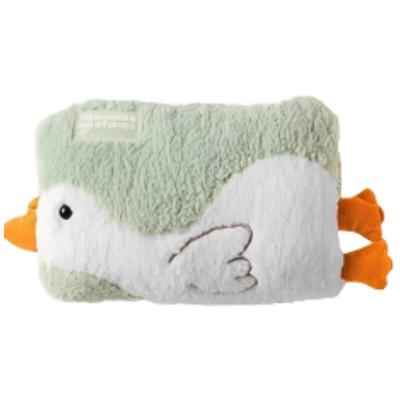Плюшевая грелка Lexueer Green Goose с аккумулятором