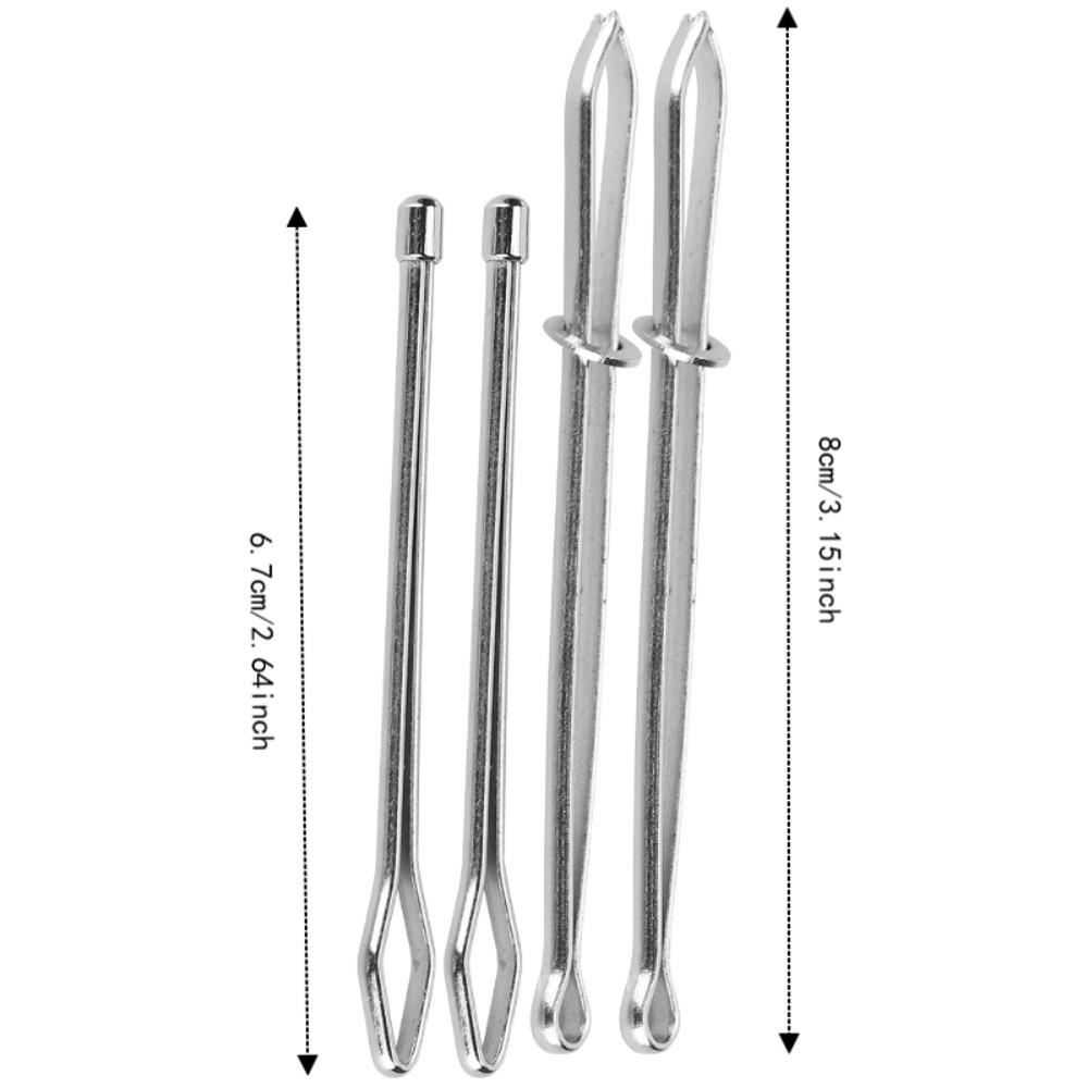 20Pcs Easy Quick Insert Drawstring Threader Metal Clip Sewing Tweezer Tool For Sweatpants
