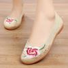 Women's Shoes Old Beijing Cloth Shoes Ethnic Soft Bottom Women's Shoes Work Shoes Breathable Embroidered Shoes