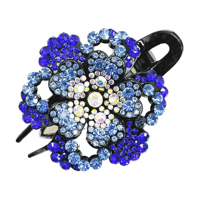 1 шт. Заколки-крабы для волос, Заколки для волос, Шпилька, Женский зажим для волос, Модный зажим-уточка, Пластик, Стразы