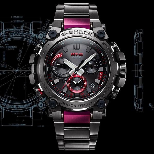 Casio Men's G-SHOCK MTG-B3000BD-1AJF [G-SHOCK MTG-B3000 SERIES Mens Metal Band] Round Watch