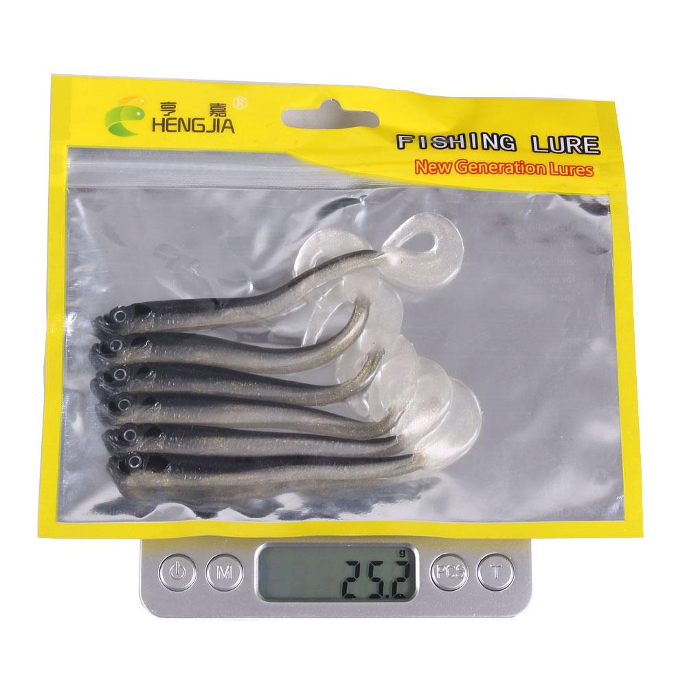 Hengjia Soft Set Fishing Lures Shad Fishing Worm Swimbaits Silicone Soft Lure For Carp Fishing