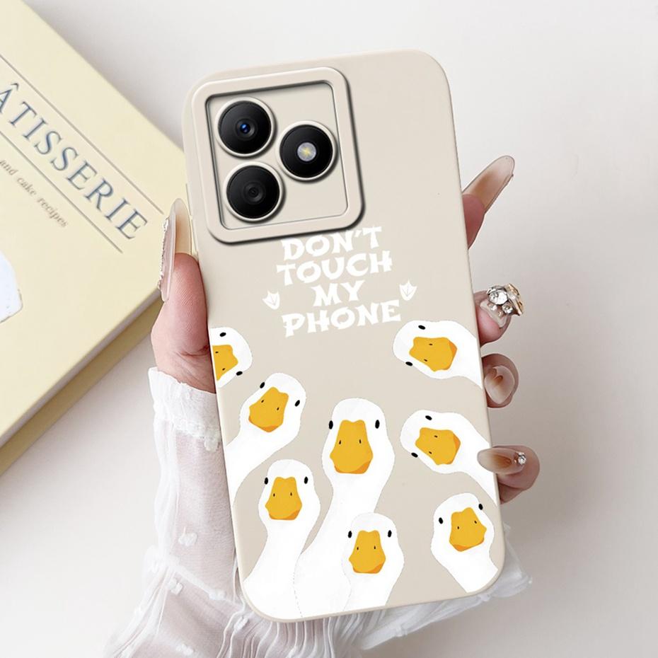 Новый дизайн Чехол для телефона с защитой объектива для Realme C63 C61 Narzo N63 Для Realme C61 C63 RMX3939 Мягкие силиконовые желе чехлы
