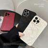 Мягкий чехол для телефона iPhone 15, чехол для iPhone 11, 13, 14, 12 Pro Max XR XS X 7, 8, 15 Plus, матовый силиконовый чехол ярких цветов с узором в виде складок
