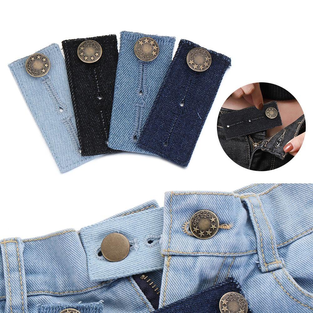 Denim Clothe Waisband Extender Flexible Button Extenders Comfortable Extension Buckle Unisex