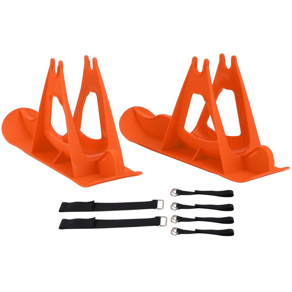 Children"s Balanced Car Skis Kids Snowboard Sledge Balanced Scooter Board Ski PartsOrange