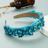 Colorful Baroque Hair Hoop Jewelry Bride Tiaras Simple Rhinestone Headband  Ladies