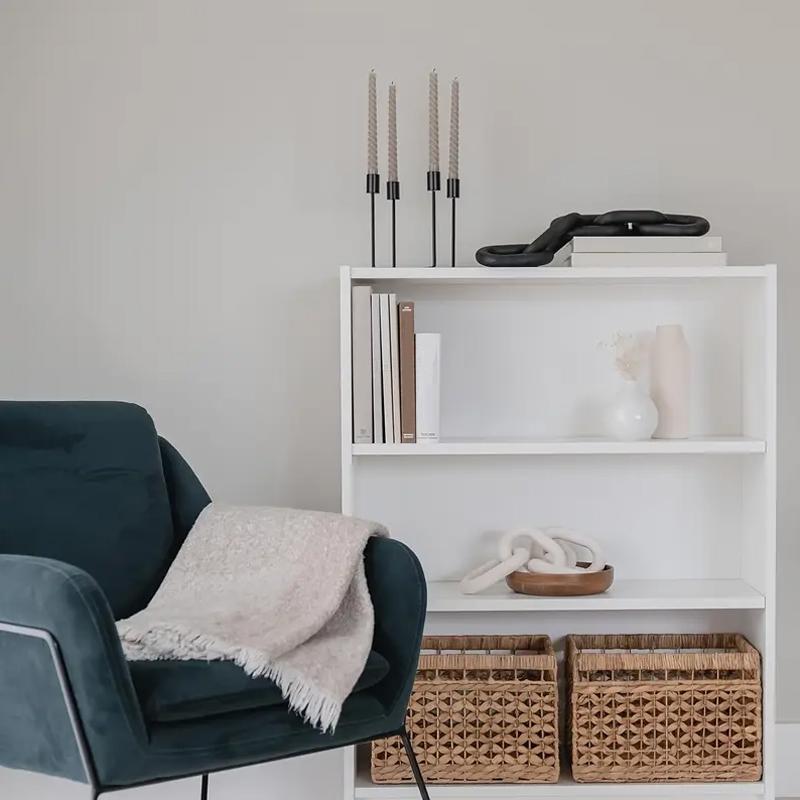 1PC Farmhouse Decorative Pendant Table Farmhouse Wooden Ornament 5-Link Chain Wooden Chain Decoration Hand Carved 33x8x2cm