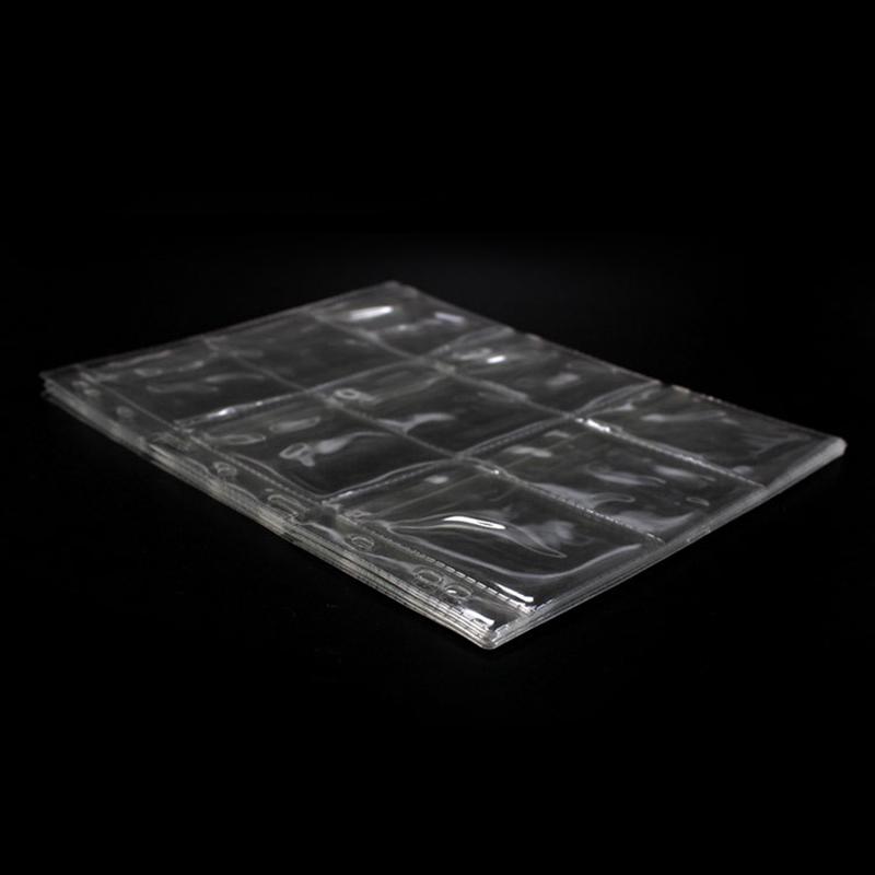 9/12 сеток, классический пластиковый держатель для монет, чехол для хранения денег, альбом, чехол для альбома