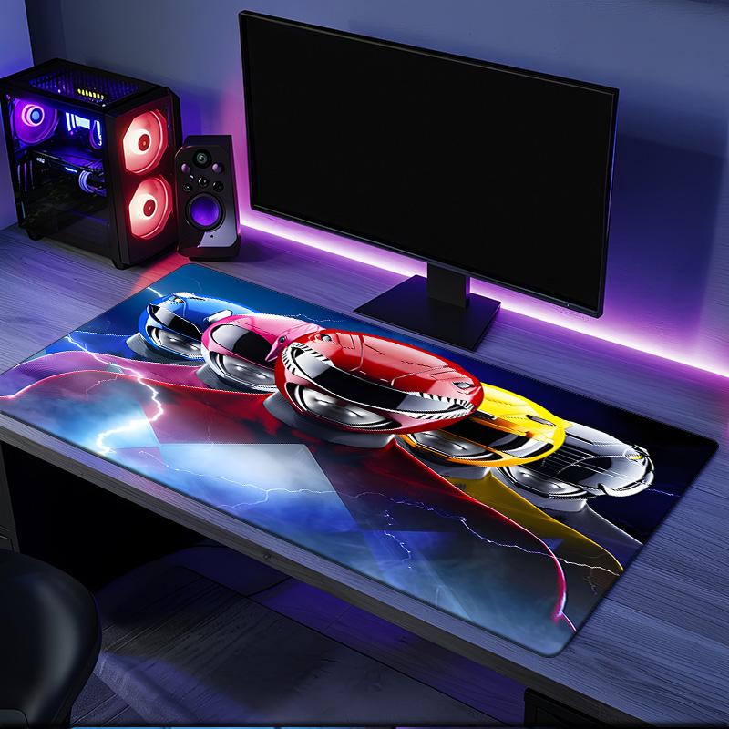 Rangers Team-up Mouse Pad, Rubber Base, Mouse Pad for Gamers and Office Use, Gaming Desk , Easy To Clean Mat Christmas fan gifts