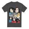 Футболка с иллюстрацией команды Star Trek S-2XL - Угольный