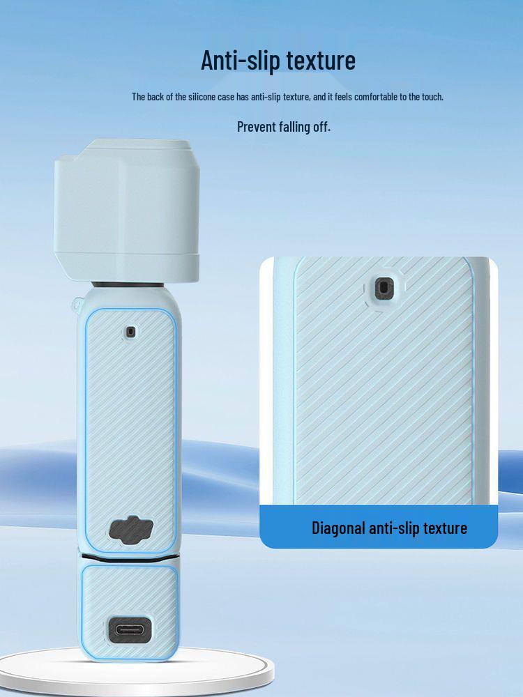 Мягкий силиконовый защитный чехол для DJI OSMO Pocket3 - Пылезащитная крышка для объектива и подвеса