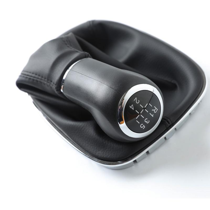 5-скоростная пластиковая ручка переключения передач из искусственной кожи с ботинками Gaitor для Opel/Vauxhall Corsa D S07/E X15/Adam M13