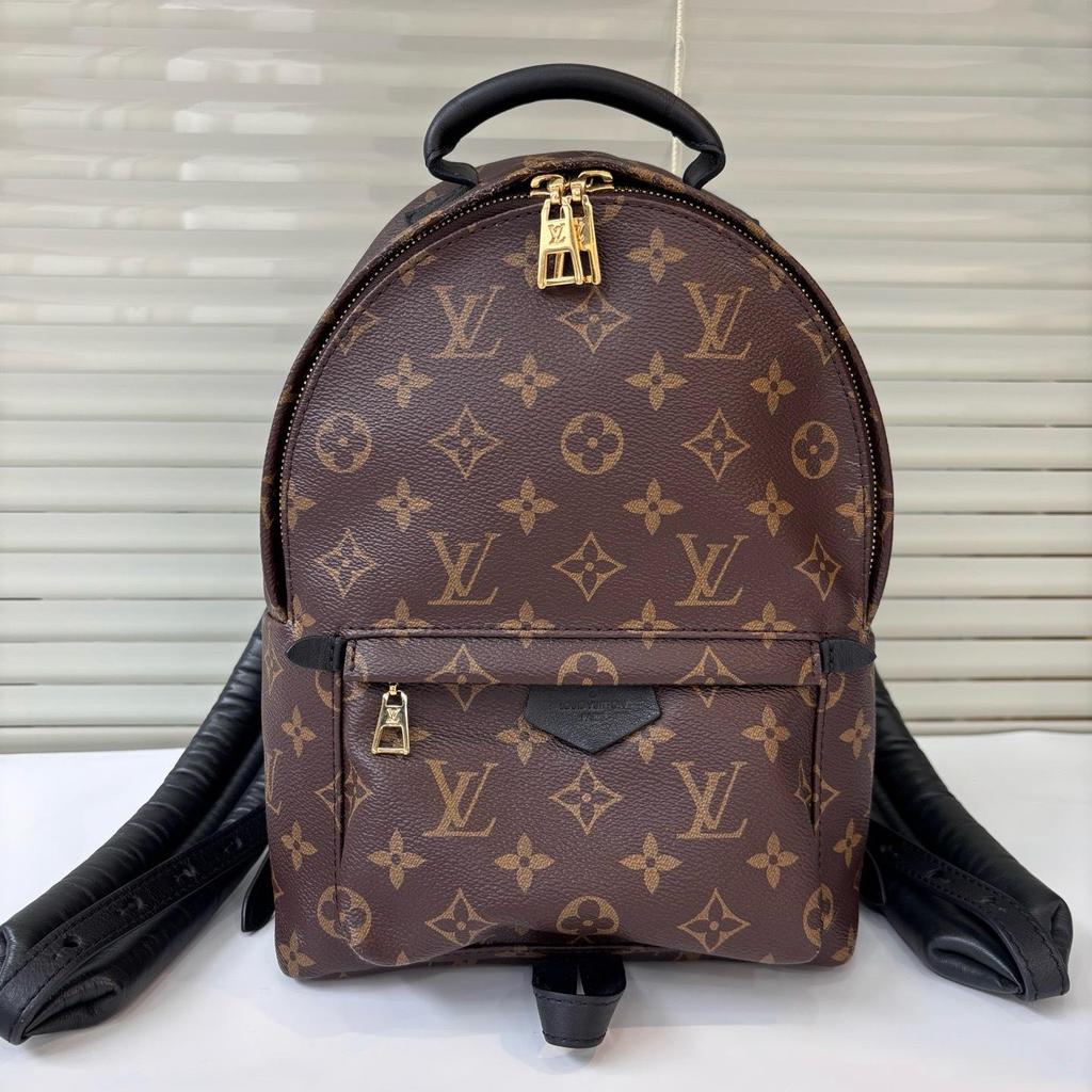 [Pre-Owned] Palm Springs Monogram Canvas Zipper Backpack - Good #1XB6MVN