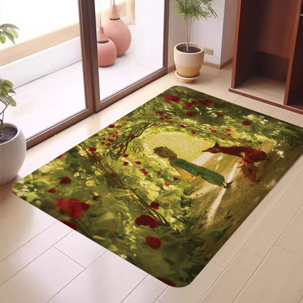 Литературные произведения Маленький П-Принц Коврик для ванной Скандинавский стиль Домашний придверный коврик Коврики для ванной-туалета Коврик для спальни