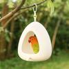 Яйцо для питомца Новое экологичное птичье гнездо Уличная кормушка Устойчивое к укусам и экологичное Формы Водонепроницаемое гнездо для попугая