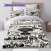 Name Custom Band Green Day Pattern Bedding Set Quilt Cover Pillowcase Home Decor Gift (1 * duvet cover + 2 * pillowcase, without core)