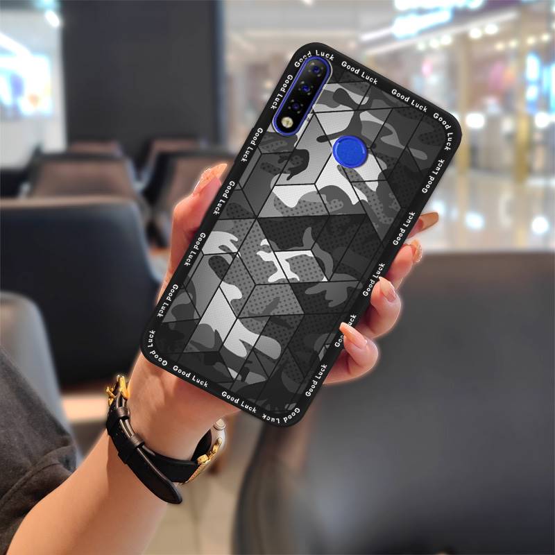 Ударопрочный симпатичный чехол для телефона Tecno Spark4/Camon12/KC8, прочный мягкий чехол с полным покрытием, модный дизайн, силиконовая задняя крышка