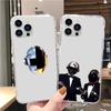 Чехол для телефона Daft Punk для iPhone 15 12 Mini 13 14 Pro XS Max X 11pro Max SE XR Прозрачный чехол