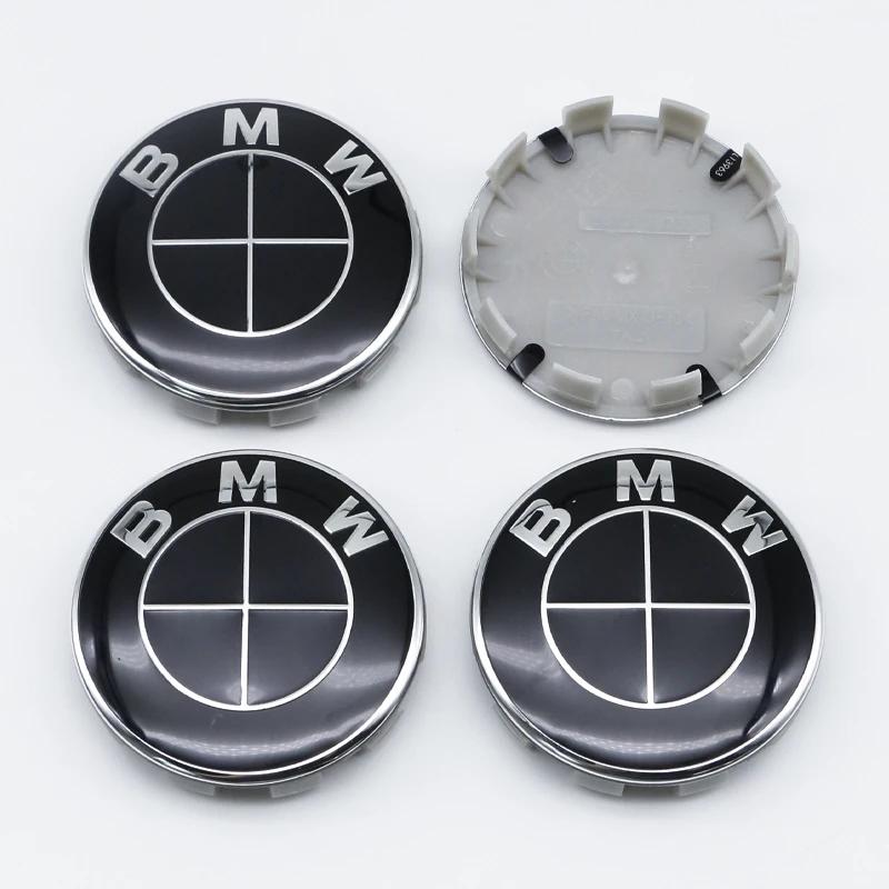 For BMW M 4Pcs 56MM 68MM Car Wheel Center Cap  Hub Covers For BMW M Logo E84 E83  X1 X2 X3 F48 G01 X4 X5 X6 Badge Auto Tuning Accessories