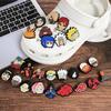 25Pcs NARUTO Series PVC Shoes Charms Decorations for Croc Clogs Accessories