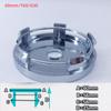 40pcs Car Wheel Center Hub Caps Emblem for Mitsubishi Ralliart Lancer ASX Colt Pajero Outlander Eclipse Delica Accessories
