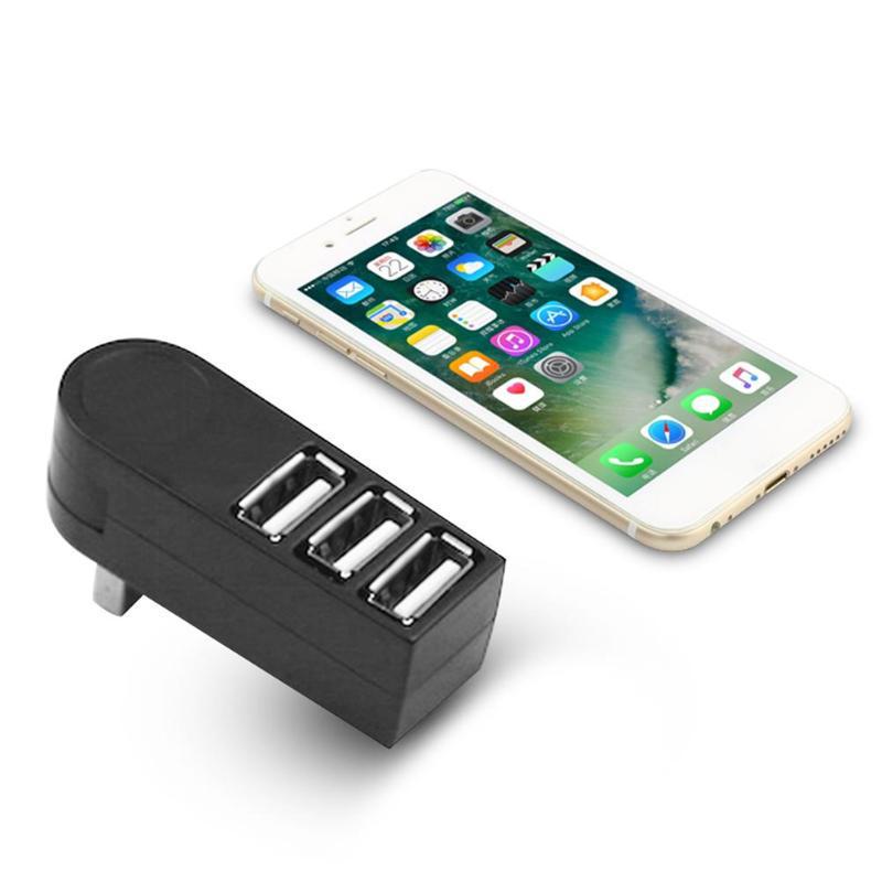 3-портовый вращающийся USB 2.0 хаб-разветвитель