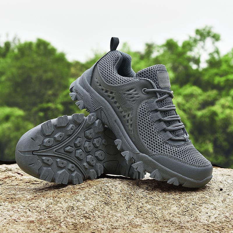 Горячая Распродажа Мужская Дышащая Сетчатая Обувь Европа Америка Противоударный Носок Военные Кроссовки Мужская Походная Обувь Для Отдыха