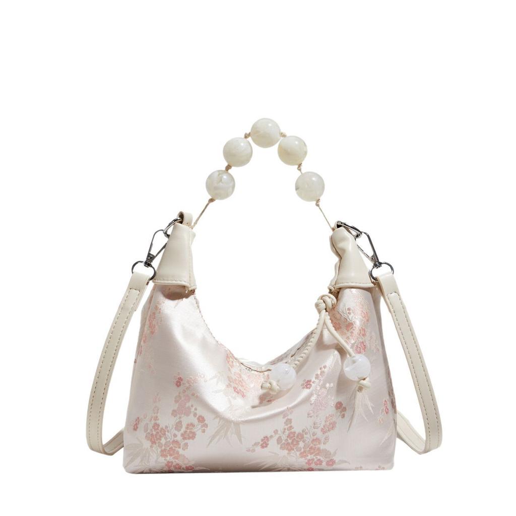 Guofeng Embroidery Fashion Design Portable Simple Shoulder Bag Female Tide 2025 Summer New New Chinese Dumpling Bag