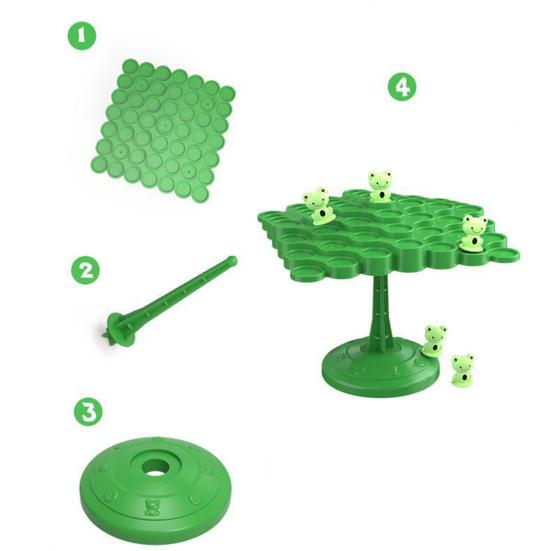 1 набор игра «Дерево баланса с лягушками» с 50 шахматными штрафными фишками