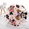 Mickey Mouse, Minnie Mouse Automatic Opening and Closing Umbrella, Compact Travel Umbrella, Lightweight and Portable, Suitable for Beach Com