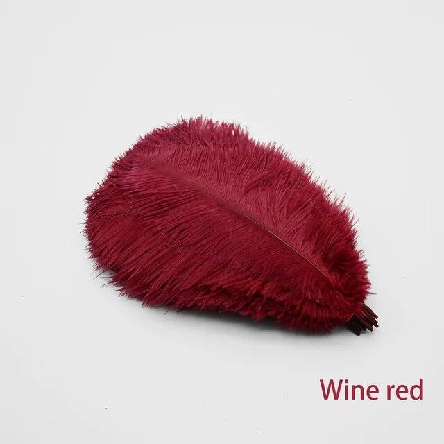 20 шт./лот, натуральные белые страусиные перья, аксессуары ручной работы, свадебные украшения для дома, Марди Гра, красочные плюмы, деко