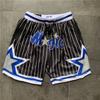 Basketball Shorts With Embroidered NBA Team Logos Super Sonic 76ers Lakers Rockets Magic Raptors Ultrafine Fiber Sport