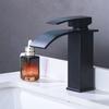 Waterfall style stainless steel faucet suitable for household use, single hole installation for both hot and cold use new style