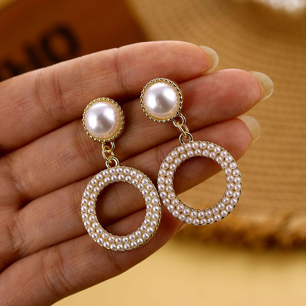 17 стилей, модные нежные геометрические белые жемчужные серьги из сплава со звездами, женские ювелирные изделия, подарок на вечеринку