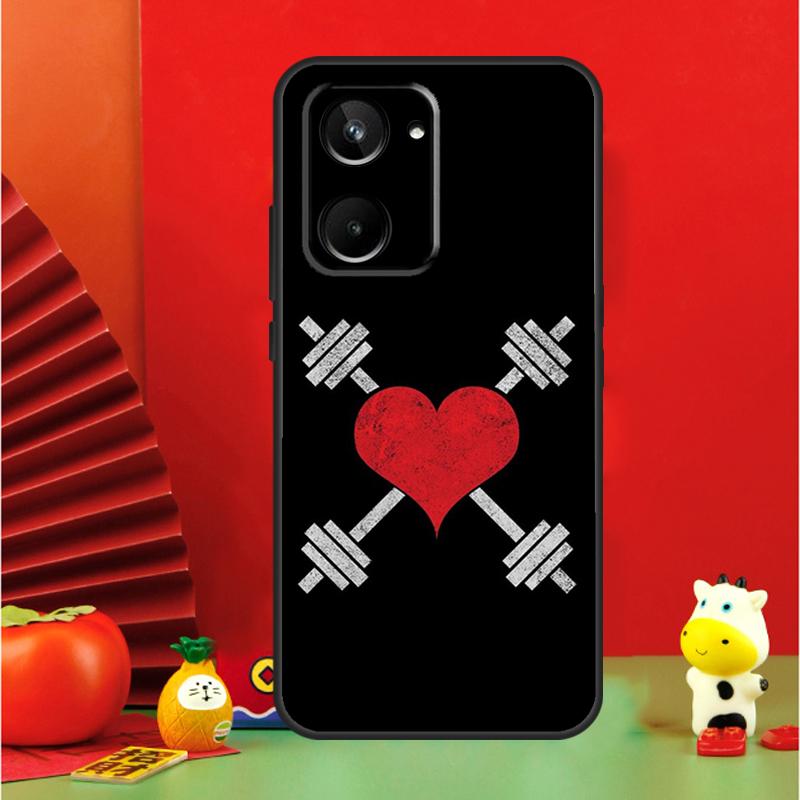 Фитнес Тренажерный зал Бодибилдинг Для Realme 12 10 9 11 Pro Plus GT5 GT Neo 6 C53 C51 C35 C33 C30 C25s C21Y C31 C67 C55 Чехол