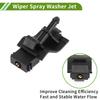 HOPESPANNER Совместимый с TOYOTA 07-13 Черный Форсунка переднего стекла 8538112300 Комплект форсунок омывателя лобового стекла