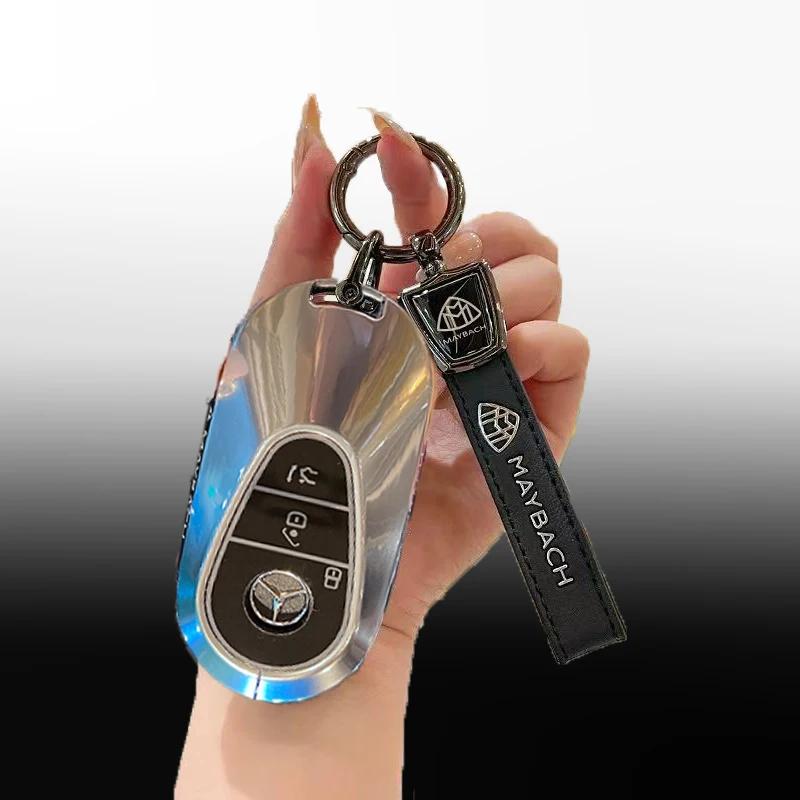REE4 Car Smart Key Cover Case Remote Shell Fob Holder For Mercedes Benz C E S Class GLC W206 W223 W214 E300 C260 C300 S450 S500 S400